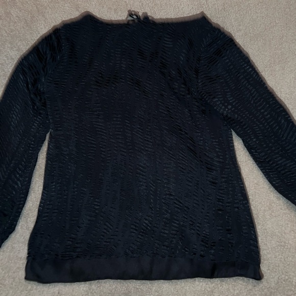 Alice & Trixie Black Long Sleeve Blouse with Laces size XS - Picture 9 of 9